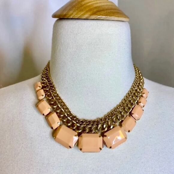 Matte Gem Necklace and‎ Earring Set - Picture 2 of 7